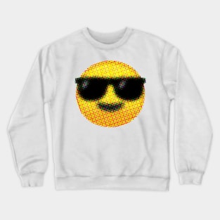 Emoji: Keep cool! (Smiling Face with Sunglasses) Crewneck Sweatshirt